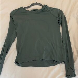 lululemon athletica Forest Green Long Sleeve Tee